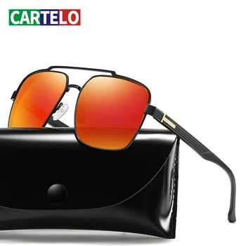 

CARTELO Pilot Glare Polarized Lens Vintage Eyewear Glasses lentes de sol hombre Fashion Brand Classic Unisex Retro Sunglasses