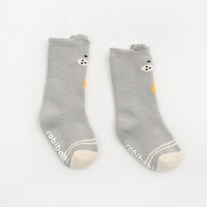 6 пар детских носков Нескользящие супер толстые детские махровые носки детские Нескользящие носки махровые носки средней длины