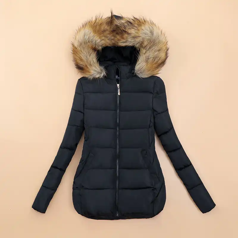 Abrigo con gorro mujer Outlet