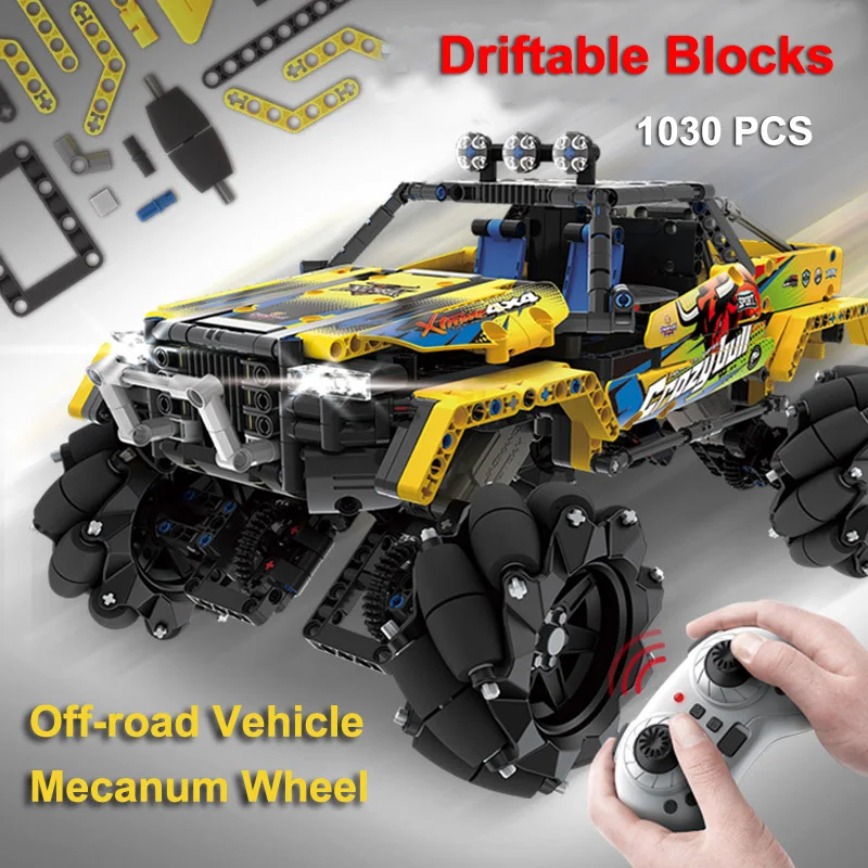 9802 1030 шт. 4X4 X-Treme Off-Roader модель набор строительных блоков классический