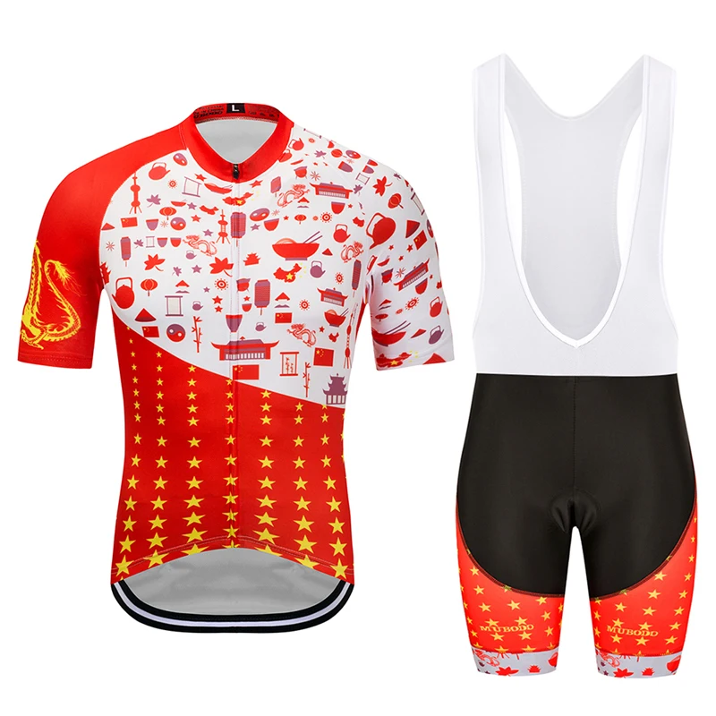 Брендовая велосипедная майка велосипедные Шорты Ropa Ciclismo мужские летние быстросохнущие pro велосипедный майон нижняя часть одежды - Цвет: Bib Short Suits
