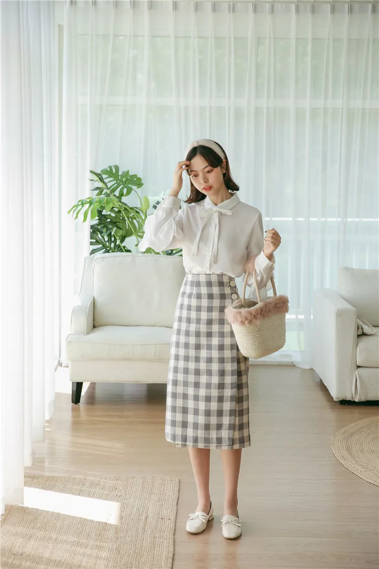 Женские летние рубашки Kawaii Ulzzang, милая Повседневная кружевная рубашка с бантом, модная женская Милая Туника Harajuku для женщин, милый топ