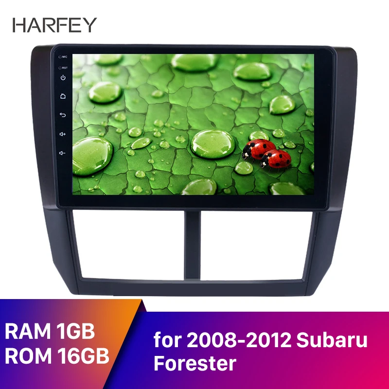 ##BUY Harfey Android 8.1 9 #039; #039; Car GPS Radio Multimedia Player for 2008 2012 Subaru Quad Core Forester Digital TV Steering Wheel Control