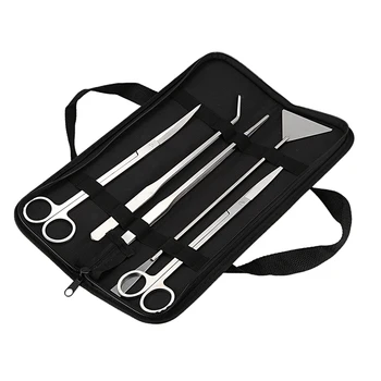 

5Pcs/Set for Fresh and Marine Aquarium Live Plants Grass Scissor Tweezers Shovel Kit Aquarium Maintenance Tools