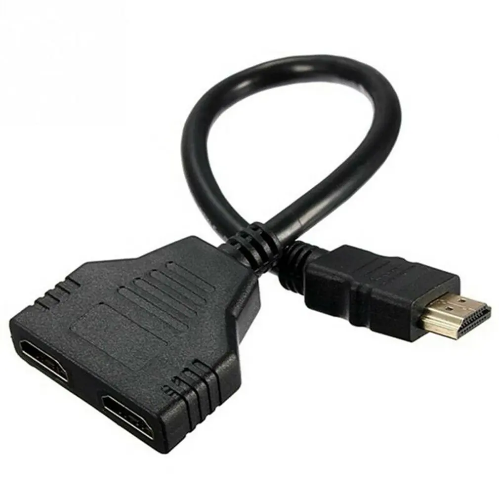 Изысканный прочный 1080P HDMI-совместимый порт папа-2 мама 1 в 2 Выход разделитель