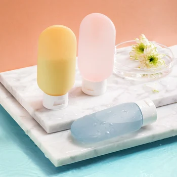 

1cs Portable Travel Bottles Leak Proof Squeezable Silicon Tubes Travel Toiletries Containers Refillable Travel Accessories