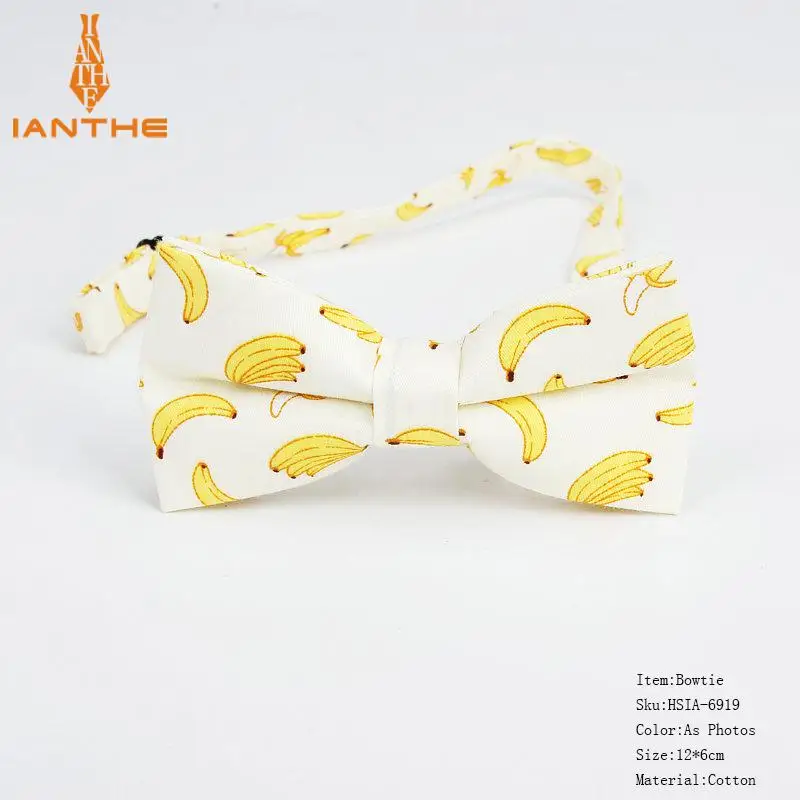 Adults Bowtie Новые Брендовые мужские комплекты с милым принтом и галстуком-бабочкой для мальчиков и девочек, милые женские галстуки-бабочки - Цвет: Adults Bowtie