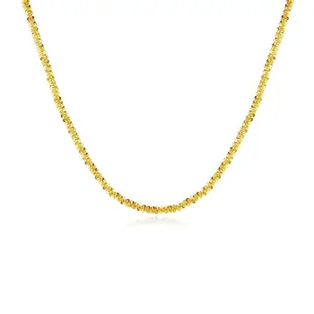 

Gem&Time Genuine 925 Sterling Silver Sheet Link Chain Necklace For Women Anniversary Birthday Gift Jewelry SN-518