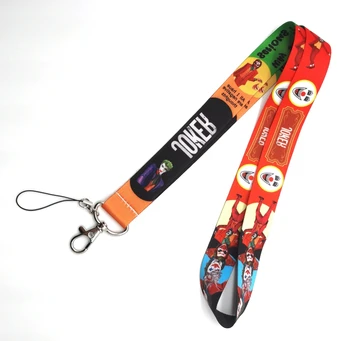 

10 pcs cartoon clown lanyard Neck Strap Lanyards Card Holders Bank Neck Strap Card Bus ID Holders Rope Key