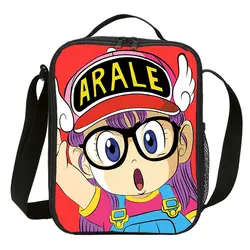 Новые детские пакеты для школьных обедов аниме милые Dr. Slump Arale Angel портативные изолированные теплые пищевые Ланчбокс сумки для хранения