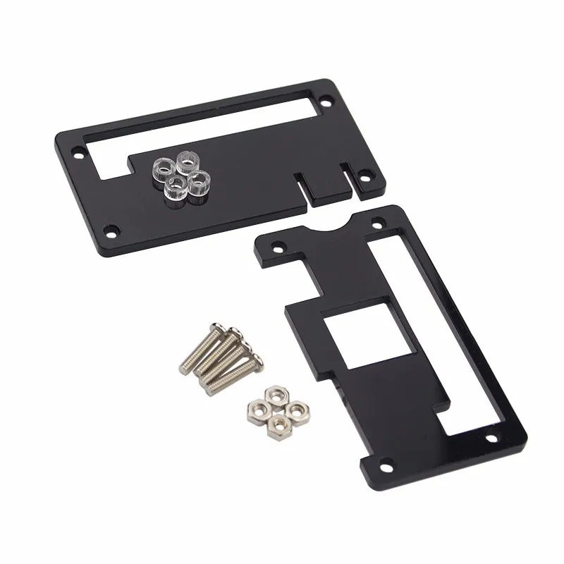 Raspberry Pi Zero Case 3 цвета акриловый корпус с алюминиевой теплоотвод для V1.3/W/WH 0