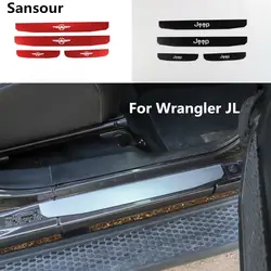 Sansour автомобиль Nerf баров ходовые доски для Jeep Wrangler JL 2018 автомобильный порог Накладка наклейки для Jeep JL Wrangler 2 двери