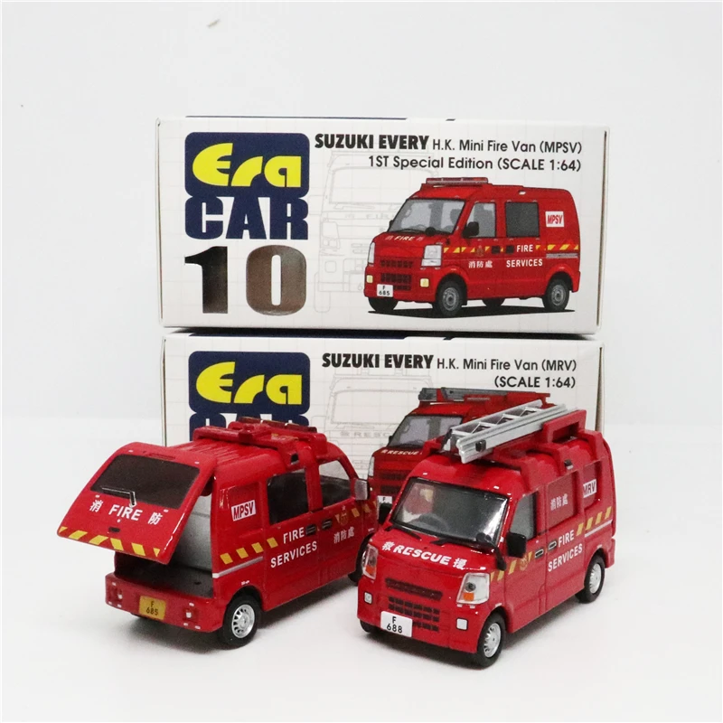 Era Car 1:64 SUZUKI каждую H.K. Мини пожарный фургон MRV/MPSV 1 е специальное издание литая