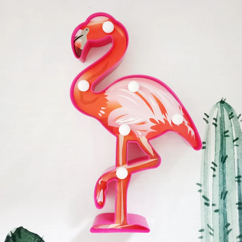 Flamingo B 3D Альпака Единорог Фламинго светодиодный Ночной светильник в виде милых животных Стиль домашний декор настольная лампа прикроватный светильник ing вечерние украшения свадебные принадлежности - Цвет: Flamingo B