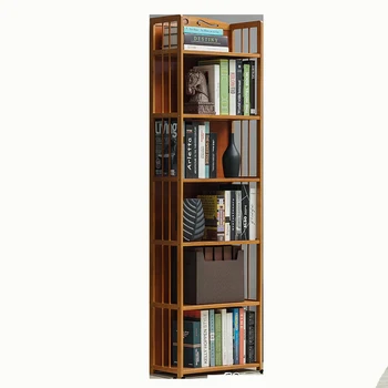 

Simple Bookcase Floor Storage Living Room Solid Wood Children's Table Storage Student Small Book Cabinet Simple