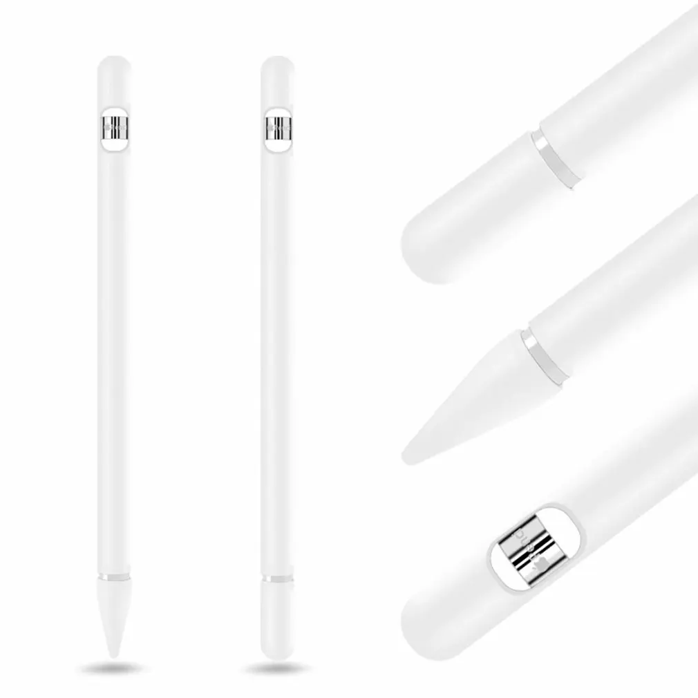 Colorful Soft Silicone Compatible For Apple Pencil Case Compatible For iPad Tablet Touch Pen Stylus Protective Sleeve Cover