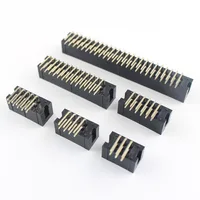 2.54mm Pitch DC3 Male Connector 6 8 10 12 14 16 18 20 24 26 30 34 40 50 Pin Right Angle Box Header IDC Socket 4