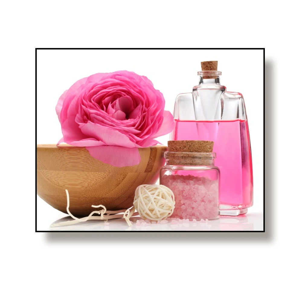 Canvas Painting Flowers and bottle container Nordic Art Poster Picture Wall Decor Modern Home Decoration For Living room Office Canvas Painting Flowers and bottle container Nordic Art Poster Picture Wall Decor Modern Home Decoration For Living room Office