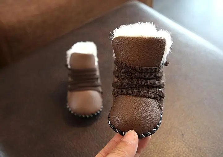 Newborn Winter Baby Shoes Boys Girls Soft Boots Kids Fashion Warm Thickening Snow First Walker Booties Toddler
