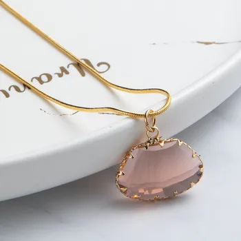 

2019 new Fashion Romantic Sweet Cute Colorful Acrylic Pendant Necklaces For women And Girls Wedding Engagement Accessory Jewelry