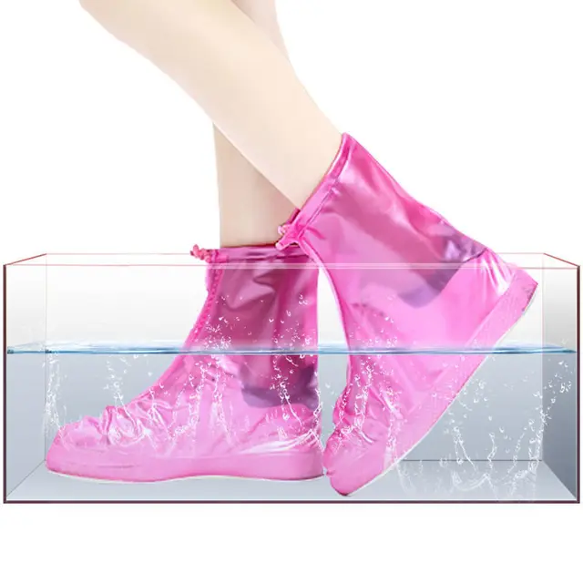 Waterproof and Non-slip Rain Boot Cover for All Footwear