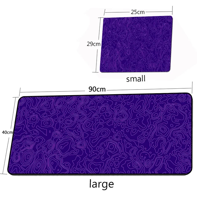 Big Art Mousepad White Black Desk Protector Pad on The Table Pads Computer Mat Xxl Mouse Pad Extended Pad Deskmat Office Carpet Violet