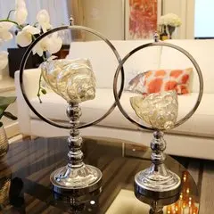 Европейский стиль, модельное украшение для комнаты, стеклянная Фруктовая тарелка для гостиной, мягкое украшение, мебель, модный креативный фруктовый таз для дома