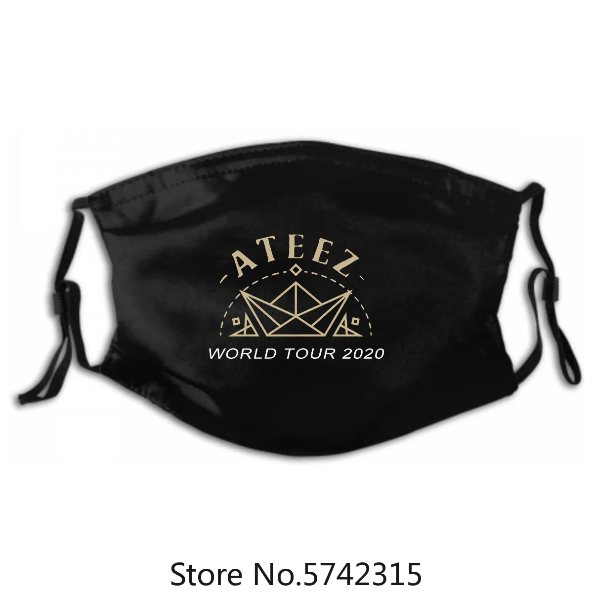 

Ateez Kpop Mask S-5Xl Washable Reusable Mask with PM2.5 Filters 5 Layers Ateez 2020 World Tour Kpop Mask, Ateez Concert Mask,