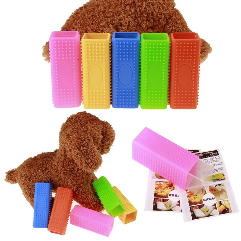 Hollow Silicone Column Sticky Brush Pet Sticky Hair Silicone Sticky Brush Removing Brush Portable Durable