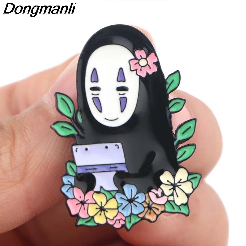 P4214 Dongmanli аниме призрак эмалированные булавки и броши для женщин модные нагрудные