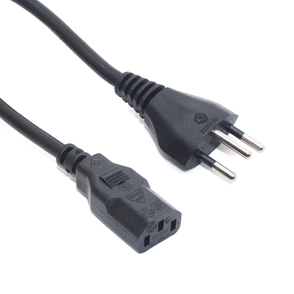 Brazil Power Cord 2.5m Brazilian NBR 14136 Plug to IEC 60320 C13