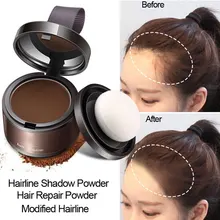 1 шт., тени для волос, пудра, линия для волос, Почта Китая, Модифицированная, восстанавливающая, тени для волос, пудра для стрижки, макияж, волосы, естественное покрытие, красота