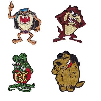 

Hippo Cartoon iron on patches Children's Cloth Pasted With Down Jacket Holes And Embroidered Pants kid's badge