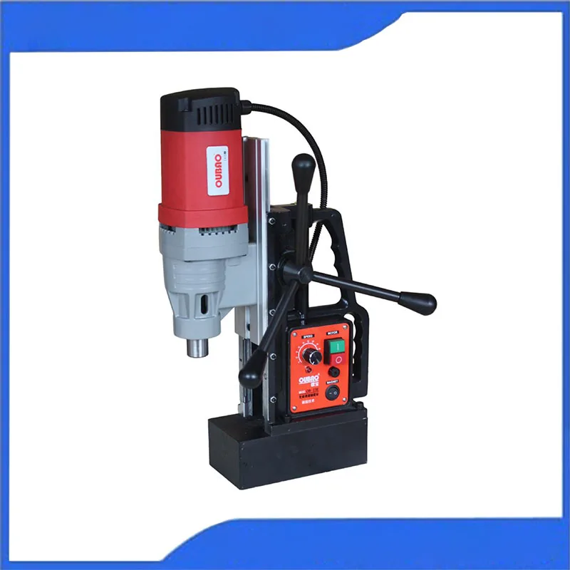 Magnetic Core Drill Machine OB-23E Multi-functional Magnetic Driller 1400W Table Hollow Drilling Machine