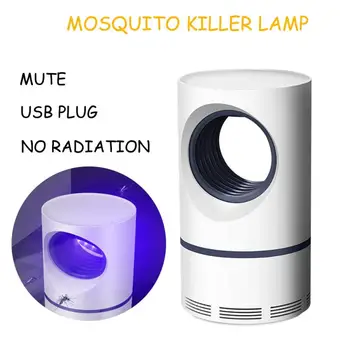 

Electric White Mosquito Killer Lamp USB Power Fly Bug Zapper Insect Anti Mosquito Killer LED Lamps Trap Pest Control Night Light