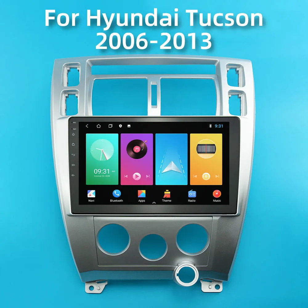 Авторадио 2 Din Android для Hyundai Tucson 2006-2013 10 1 дюймовый экран автомобильный стерео Gps