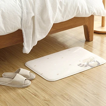 

Cartoon Animal Penguin Printing Doormat Polyester Home Thick Non-slip Floor Mat Door Mat Home Decor