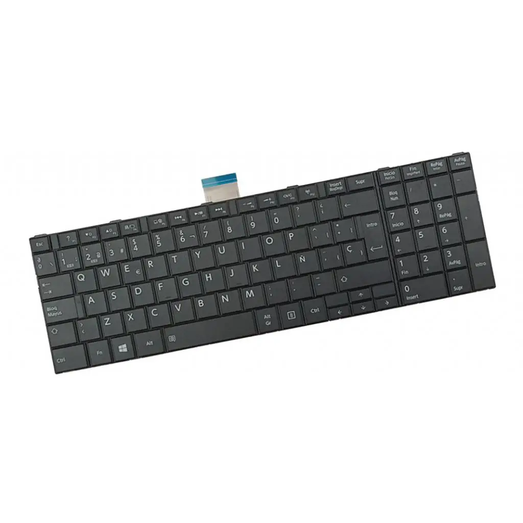 Испанский Русский запчасти Teclado Макет сменная Клавиатура для ноутбука Toshiba Satellite, C50-A C50D-A C50T-A C55-A C55D-A C55T-A