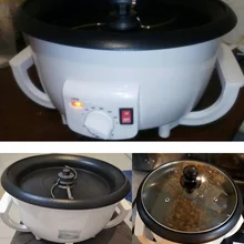 220 В Электрический аппарат для обжарки кофейных зерен прибор для жарки арахиса артефакт кофе бобы машина для выпечки бытовой сушки ЕС вилка