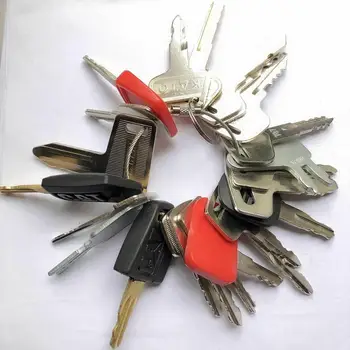 

23 keys Construction Ignition / Heavy Equipment Key Set For CAT Komatsu Yanmar John Deere Kubota