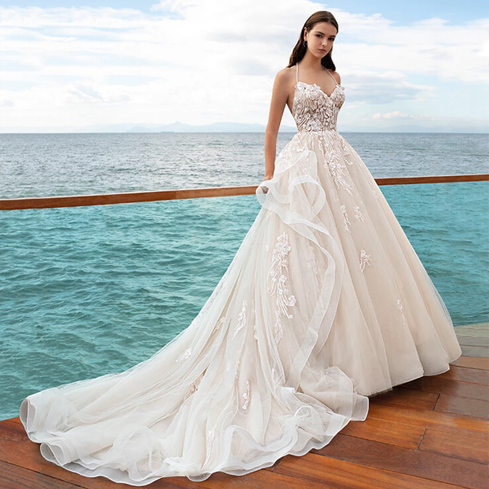 Robe de Mariee бальное платье с открытыми плечами, свадебное платье 2019, с аппликацией, Тюлевое платье принцессы, vestidos de Novia, сексуальное, Hochzeitskleid