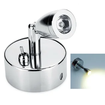 

1W Car Reading Lights RV Camper Caravan Boat Mount Bedside Toggle Type