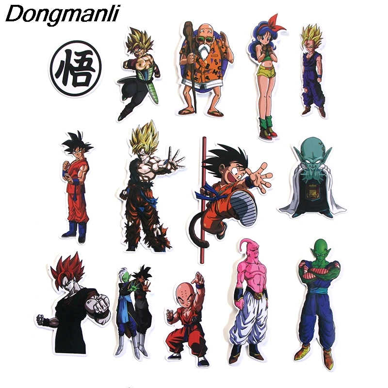 PC44, 20 шт./набор компл./лот 56 шт. Dragon Ball z Скрапбукинг Стикеры s Наклейка для гитары ноутбук Чемодан автомобильный холодильник граффити Стикеры