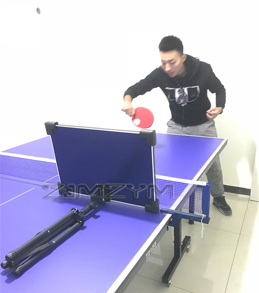 Table Tennis Trainer Table Tennis Equipment Table Tennis Rebound Board Ping Pong Springback Machine Single Self-study Trainer Pingpong Training Sports Exercise