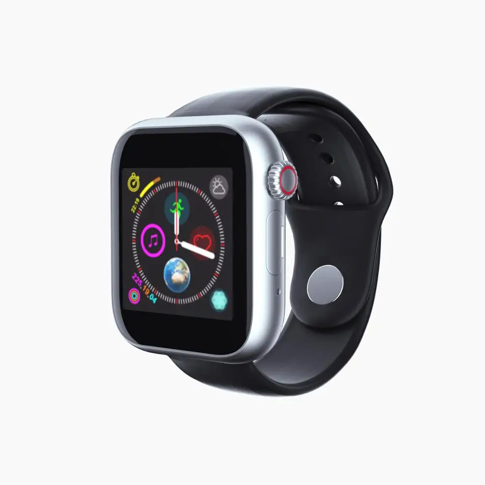 Finow Z6 1,5" SIM 2G смарт-часы детские для Apple Watch Bluetooth Вызов HD камера шагомер женские умные часы Поддержка Android IOS - Цвет: silver black