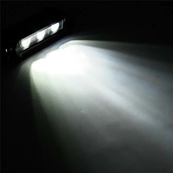 

Slim LED Work Light 30 ° 4 Inch DC12V Lamp Single Row Off Road Bracket