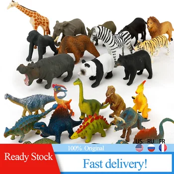 

12 Pcs Small Mini Wild Animals Model Toys Set Realistic Mini Jungle Wild Animal Educational Learning Toys for Boys Girls Kids