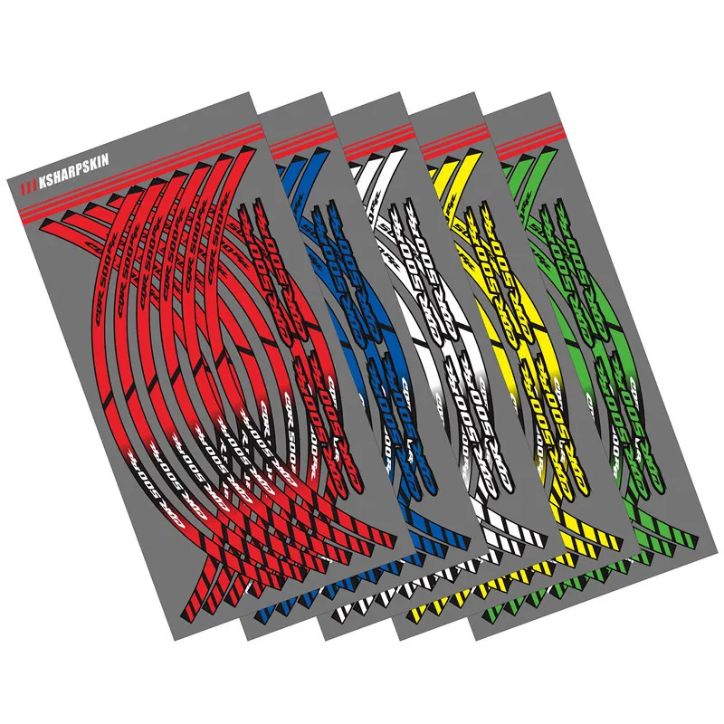 Новая мотоциклетная оправа Светоотражающая оправа Наклейка декоративная внутренняя наклейка на обод 12 полоса для HONDA CBR500RR cbr 500rr CBR 500RR