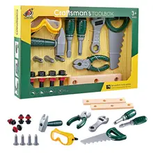 Антистрессовая игрушка, ролевые игры, инструменты для ремонта детей, игровая игрушка, чемодан, инструмент для ремонта, детский набор пластиковых игрушек