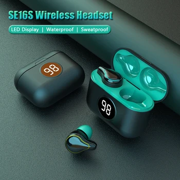 

SE16S Bluetooth Wireless In-Ear Headset TWS Sweatproof Earphone with Microphone Wireless Bluetooth Easily Wearing